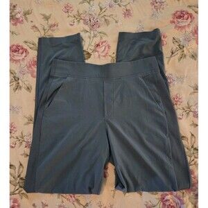 ATHLETA Women's Size 6T Brooklyn Ankle Pant Steel Blue Travel Pant Athleisure
